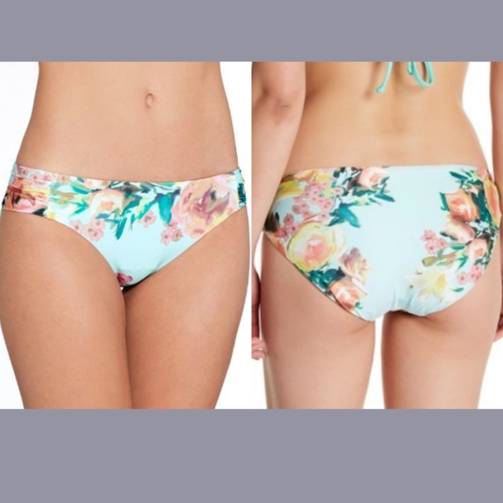 NEW Becca [‎ Large ] high tea floral American Fit Bikini Bottom